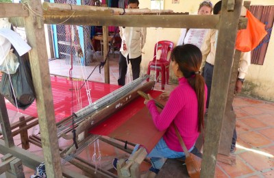 Koh Dach silk village in Phnom Penh