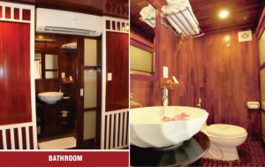 Paloma Cruise Halong Bathroom