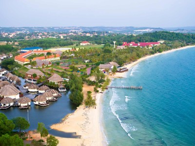 Sihanoulk Ville beach in Cambodia