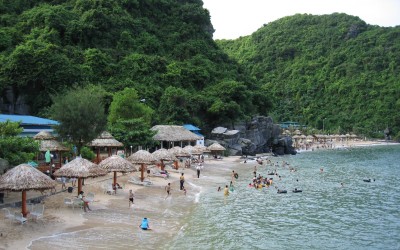 Cat Ba beach in Vietnam