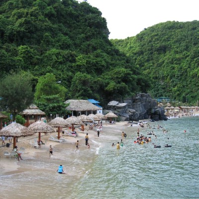 Cat Ba beach in Vietnam