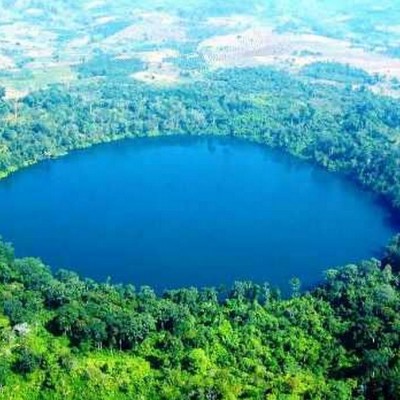 Lake Yak Loum in Ratanakiri Cambodia